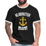 KlabauterMANN - Männer Kontrast-T-Shirt - Schwarz/Weiß