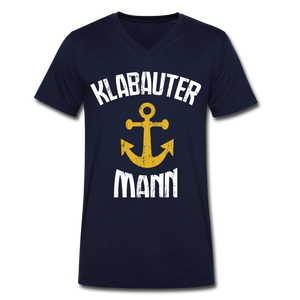 KlabauterMANN  - Männer Bio-T-Shirt mit V-Ausschnitt von Stanley & Stella - Navy