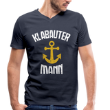 KlabauterMANN  - Männer Bio-T-Shirt mit V-Ausschnitt von Stanley & Stella - Navy