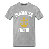 KlabauterMANN  - Männer Premium T-Shirt - Grau meliert