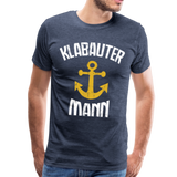 KlabauterMANN  - Männer Premium T-Shirt - Blau meliert