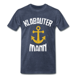 KlabauterMANN  - Männer Premium T-Shirt - Blau meliert