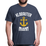 KlabauterMANN  - Männer Premium T-Shirt - Blau meliert