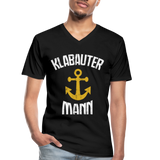 KlabauterMANN - Klassisches Männer-T-Shirt mit V-Ausschnitt - Schwarz