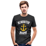 KlabauterMANN - Männer Slim Fit T-Shirt - Schwarz