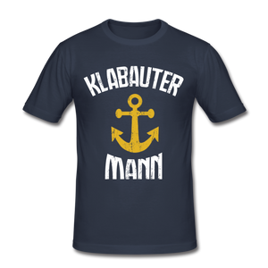 KlabauterMANN - Männer Slim Fit T-Shirt - Navy