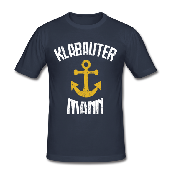 KlabauterMANN - Männer Slim Fit T-Shirt - Navy