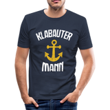 KlabauterMANN - Männer Slim Fit T-Shirt - Navy