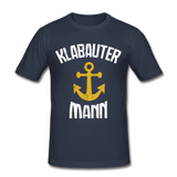 KlabauterMANN - Männer Slim Fit T-Shirt - Navy