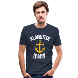 KlabauterMANN - Männer Slim Fit T-Shirt - Navy