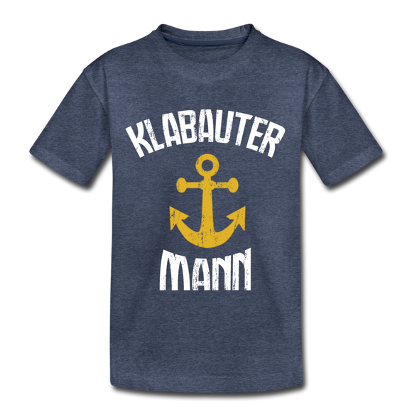 Klabautermann - Teenager Premium T-Shirt - Blau meliert