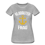 KlabauterFRAU - Frauen Premium T-Shirt - Grau meliert