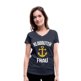 KlabauterFRAU - Frauen Bio-T-Shirt mit V-Ausschnitt von Stanley & Stella - Navy