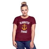 KlabauterFRAU - Frauen Oversize T-Shirt - Bordeaux