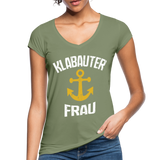 KlabauterFRAU - Frauen Vintage T-Shirt - Oliv