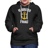 KlabauterFRAU - Frauen Premium Hoodie - Schwarz