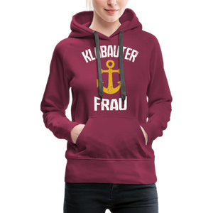 KlabauterFRAU - Frauen Premium Hoodie - Jeansblau