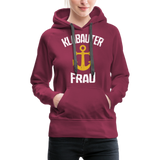 KlabauterFRAU - Frauen Premium Hoodie - Bordeaux