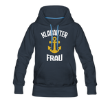 KlabauterFRAU - Frauen Premium Hoodie - Navy