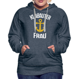 KlabauterFRAU - Frauen Premium Hoodie - Jeansblau