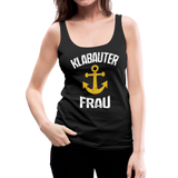 KlabauterFRAU - Frauen Premium Tank Top - Schwarz