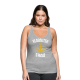 KlabauterFRAU - Frauen Premium Tank Top - Grau meliert