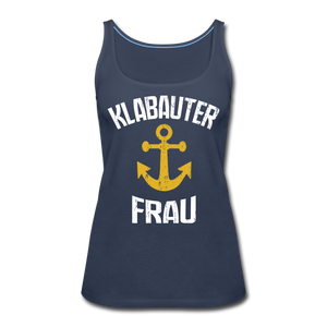 KlabauterFRAU - Frauen Premium Tank Top - Bordeauxrot meliert