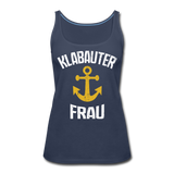 KlabauterFRAU - Frauen Premium Tank Top - Navy