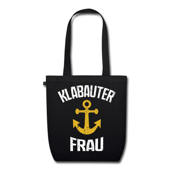 KlabauterFRAU - Bio-Stoffbeutel - Schwarz