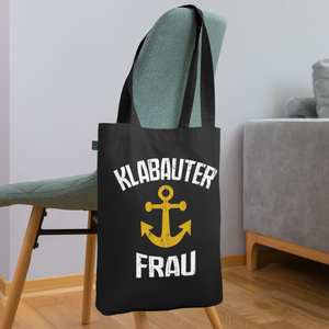 KlabauterFRAU - Bio-Stoffbeutel - Schwarz