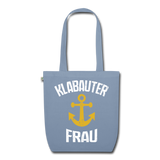 KlabauterFRAU - Bio-Stoffbeutel - Blaugrau