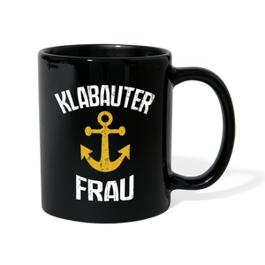 KlabauterFRAU - Tasse einfarbig - Schwarz