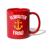 KlabauterFRAU - Tasse einfarbig - Rot