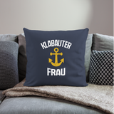 KlabauterFRAU - Sofakissen mit Füllung 44 x 44 cm - Navy