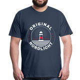 Nordlicht - Männer Premium T-Shirt - Navy