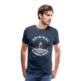 Nordlicht - Männer Premium T-Shirt - Navy