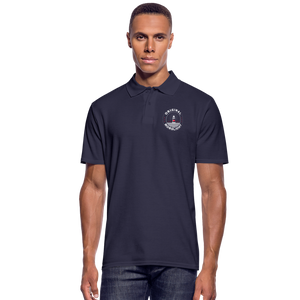 Nordlicht - Männer Poloshirt - Navy