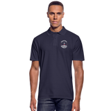 Nordlicht - Männer Poloshirt - Navy