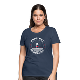 Nordlicht - Frauen Premium T-Shirt - Navy