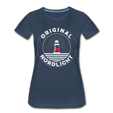 Nordlicht - Frauen Premium T-Shirt - Navy