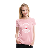 Nordlicht - Frauen Premium T-Shirt - Hellrosa