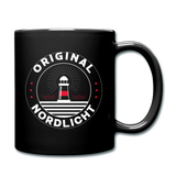 Nordlicht - Tasse einfarbig - Schwarz