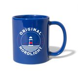 Nordlicht - Tasse einfarbig - Royalblau