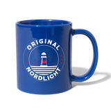 Nordlicht - Tasse einfarbig - Royalblau