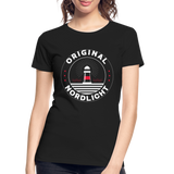 Nordlicht - Frauen Premium Bio T-Shirt - Schwarz