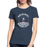 Nordlicht - Frauen Premium Bio T-Shirt - Navy