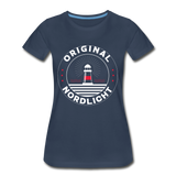 Nordlicht - Frauen Premium Bio T-Shirt - Navy