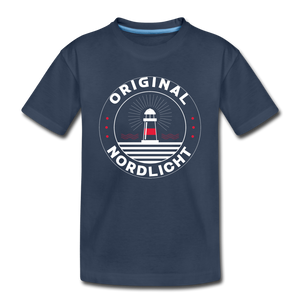 Nordlicht - Kinder Premium Bio T-Shirt - Navy