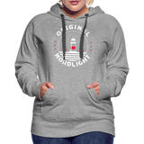 Nordlicht - Frauen Premium Hoodie - Grau meliert