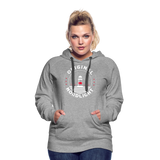 Nordlicht - Frauen Premium Hoodie - Grau meliert